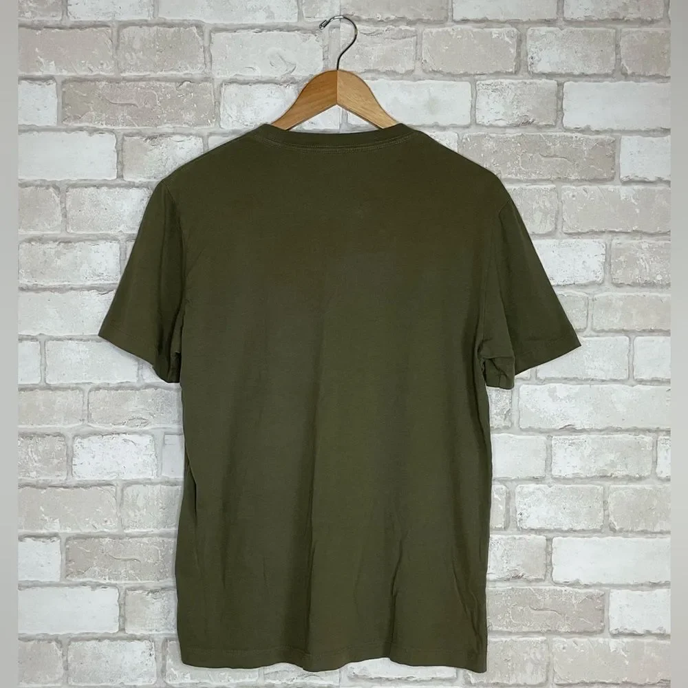 True Religion Men's Olive Green LA California Tee Size M